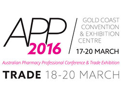 Lamson in 2016 Australian Pharmacy Professional Conference